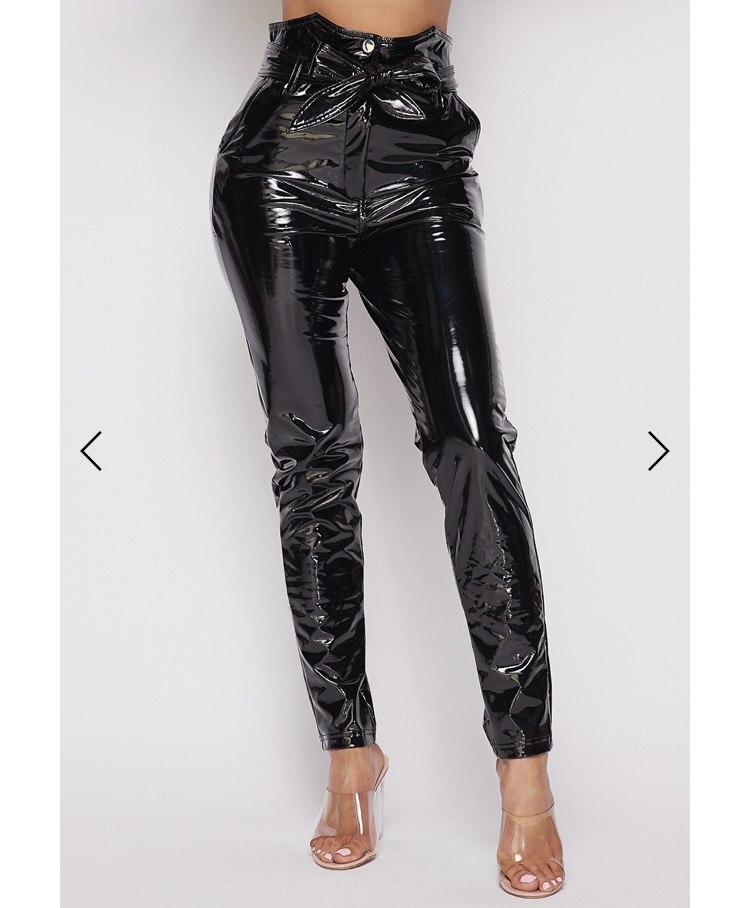 Amazon.com: Latex Leggings with Front Zip Rubber Pants,Black,XXL :  Clothing, Shoes & Jewelry